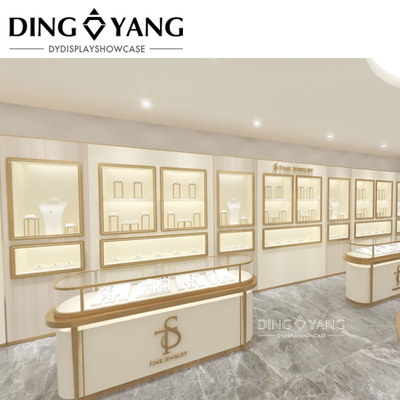 Diamond Jewellery Showroom Design Combination Of Practicality And Beauty
