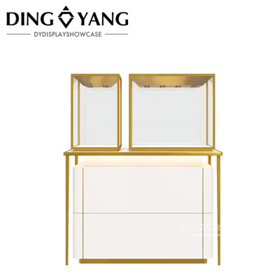 Custom Jewelry Display Cases Durable Sophisticated Design Style With Lights Systems